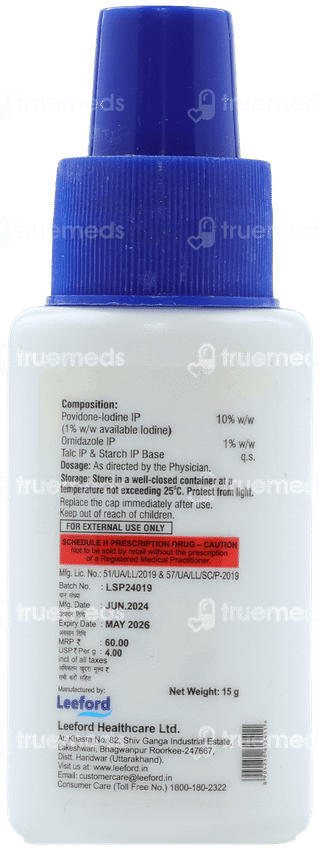 Puradine Oz Powder 15 GM